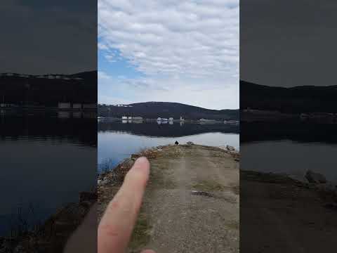 Видео: Городской пляж Дровяное. Мурманск. City beach Drovyanoe. Murmansk.