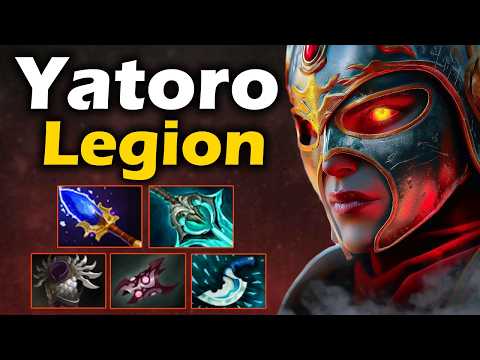 Видео: Яторо на Легионке, теперь Оффлейнер?! - Yatoro Legion Commander 7.37 ДОТА 2