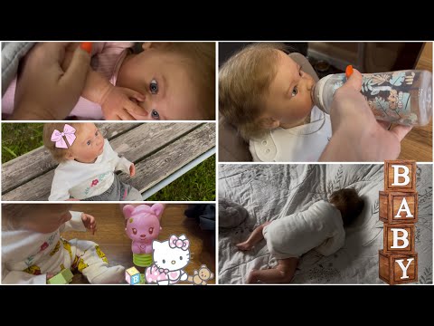 Видео: Наш день с реборном Моникой! Обновочки для Мики?!Сделала перестановку?!😱