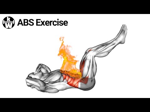 Видео: Шестикубиковый пресс станет виден через 14 дней. (Можно выполнять дома)