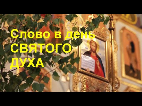 Видео: Слово в день Святого Духа...