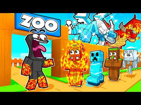 Видео: Я СОЗДАЛ ЗООПАРК со ВСЕМИ ЭЛЕМЕНТНЫМИ МОБАМИ в Minecraft!