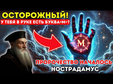 Видео: То, что предсказал Нострадамус для тех, у кого на ладонях буква «М», уже началось