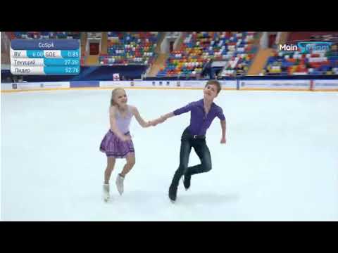 Видео: Anna RUMAK / Gleb GONCHAROV FD  Первенство Москвы среди юниоров 02/09/2020
