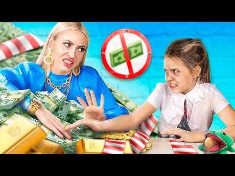Видео: Моя мама-миллионер не даёт мне денег / Богатая мама vs бедная дочка