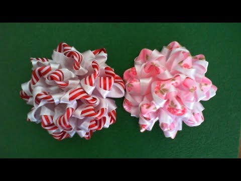Видео: DIY/МК/Новый лепесток для бантиков из атласных лент и не только