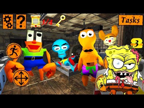 Видео: Финал СТРАШНЫЙ СПАНЧ БОБ ХОРРОР Соседи Гренни - SpongeBob Neighbor Escape