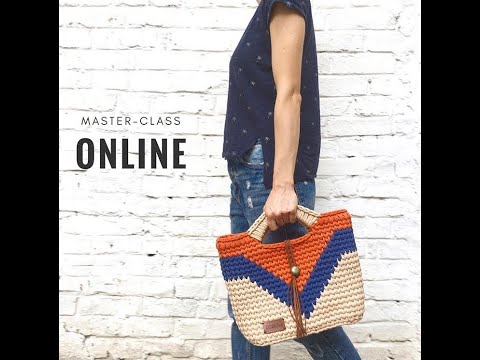Видео: Сумка Тоут из трикотажной пряжи/Tote Online Workshop