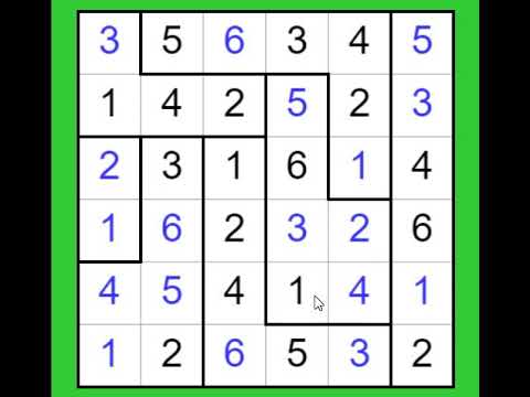 Видео: Как решать головоломку сугуру.  Урок 1.