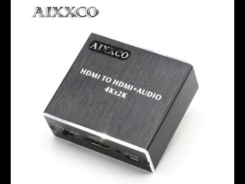 Видео: Аудио экстрактор HDMI в HDMI с оптическим TOSLINK SPDIF.