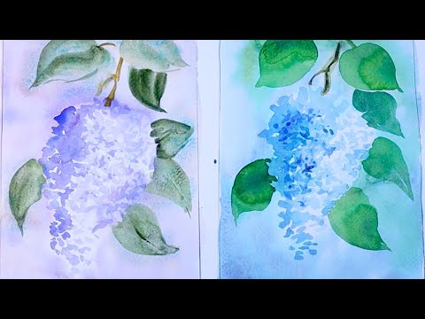 Видео: Сирень Акварелью - Daniel Smith vs Supervision