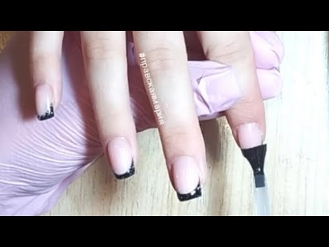 Видео: Время строгого френча 💅🎉💞#маникюр#правскаямария#nails#мастерманикюра#френч