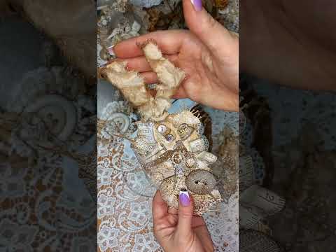 Видео: МК как сделать ленты похожие на шебби ленты из материала эконом класса