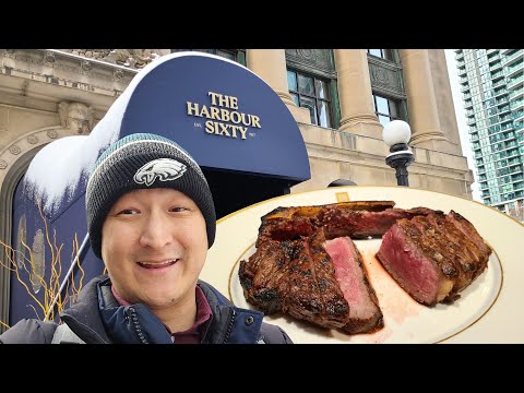 Видео: Этому канадскому стейк-хаусу нужно БОЛЬШЕ АЖИ! Загляните в Harbour 60 в Торонто!