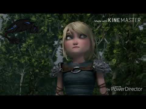 Видео: Астрид и Иккинг "Нарисуй мне небо"