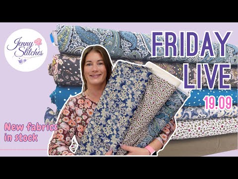Видео: Friday Live | 19 сентября | Новые ткани и почти сломанная дверь 😫