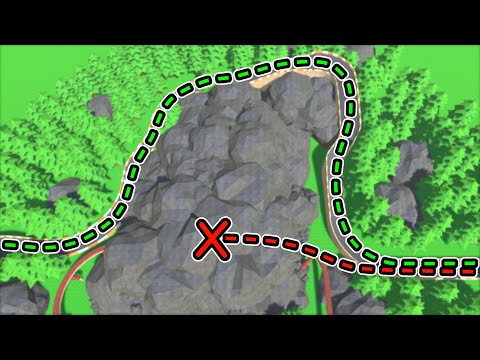 Видео: Я построил путь с невозможным сокращением пути через железнодорожный туннель!