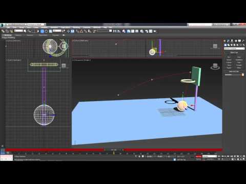 Видео: 3D Max. Упражнение №27. Анимация с помощью траектории объекта и Curve Editor.