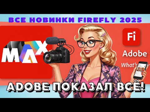 Видео: ADOBE MAX 2025: ВСЕ НОВИНКИ FIREFLY! Видео, звук, массовая обработка — полный обзор