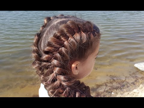 Видео: Объемные косы. Обратные французские (голландские) // Voluminous dutch braids