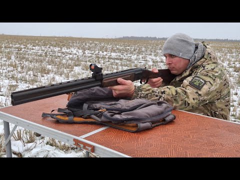 Видео: КОЛЛИМАТОР НА ДЕДОВСКУЮ ДВУСТВОЛКУ.Artelv RDO 1x28