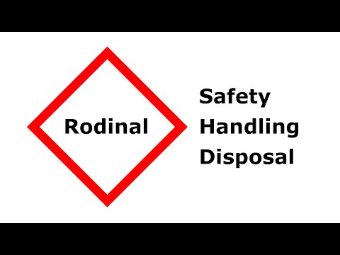 Видео: Родинал: безопасность, обращение, утилизация