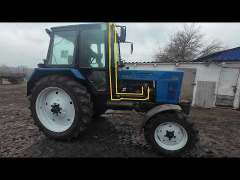 Видео: Ремонт навіски МТЗ. Завели трактор з новою вихлопной.