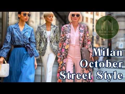 Видео: Модные тенденции Милана в октябре 🇮🇹: итальянский уличный стиль осени
