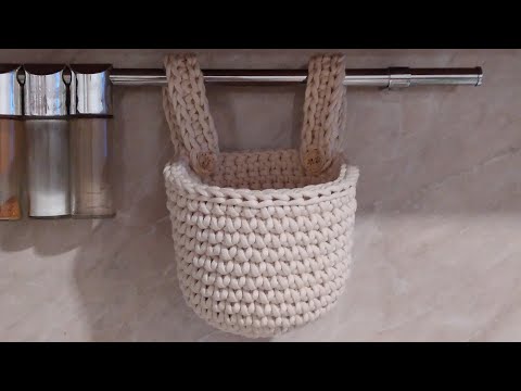 Видео: Подвесная корзина. Мастер-класс. Часть 1.