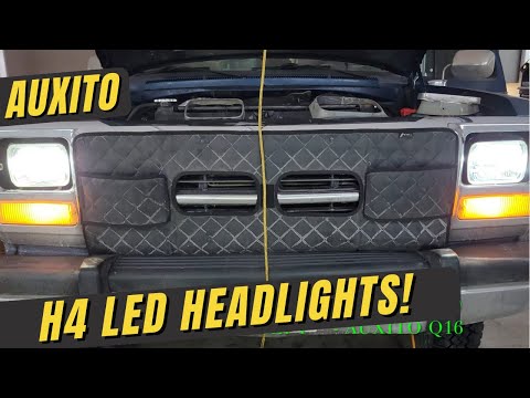 Видео: Сравнение ламп головного света Auxito H4 9003 | Y19 и Q16