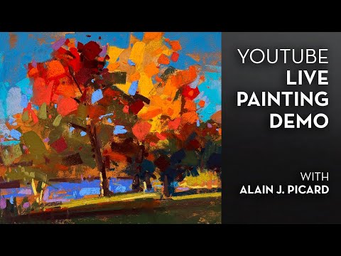 Видео: ДЕМОНСТРАЦИЯ ЖИВОЙ ЖИВОПИСИ — Создание цветового этюда