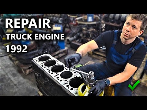 Видео: РЕМОНТ МОТОРА MAN D2866 1992 / ЗАПУСК / СТОИМОСТЬ РЕМОНТА. MAN TRUCK ENGINE REPAIR