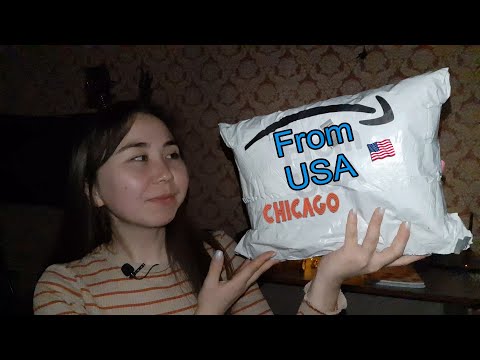 Видео: Асмр - Посылка от Зрительницы Полины из США 🇺🇸 | Чикаго | Распаковка | Нежный Шепот