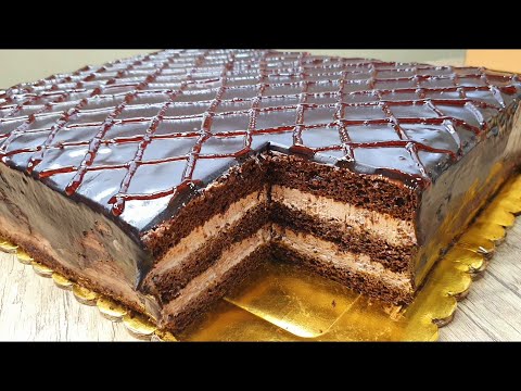 Видео: Торт Пирожный бунакасини емагансиз!Cake that melts in your mouth! Шикарный  Шоколадный Торт!