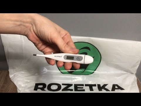 Видео: Обзор и распаковка термометра MEDISANA Ecomed TM 62E из Rozetka