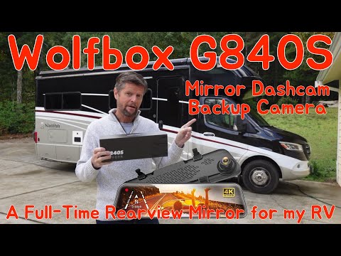 Видео: Зеркало заднего вида / видеорегистратор Wolfbox G840S — решение для зеркала заднего вида в моем а...