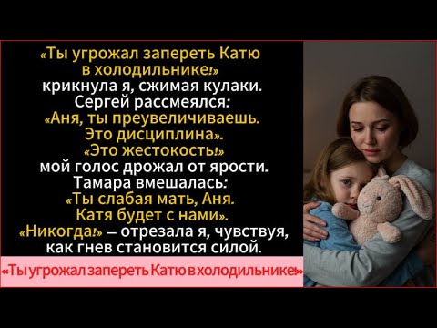 Видео: «Ты угрожал запереть Катю в холодильнике!» крикнула я, сжимая кулаки...