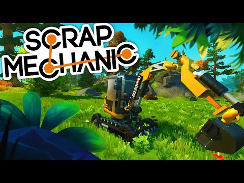 Видео: ОБЗОР ПОСТРОЕК В SCRAP MECHANIC | НЕРЕАЛЬНО КРУТОЙ ЭКСКАВАТОР