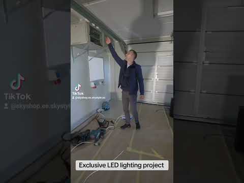 Видео: Exklusiivne LED - valgustuse projekt puhkealal Skystyle'ilt. LED valgustus Eestis. LED от Skystyle