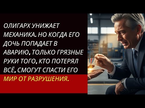 Видео: Олигарх посмеялся над грязным механиком — а потом упал на колени, узнав правду