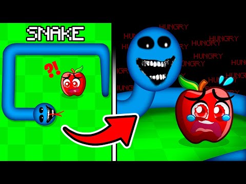 Видео: НИКОГДА НЕ ИГРАЙТЕ за ЯБЛОКО в игре Hungry Snake..