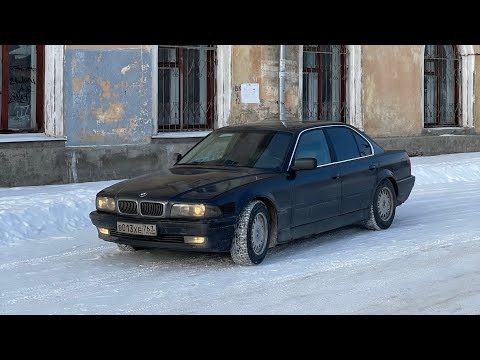 Видео: BMW E38 740 Какой расход, как едет? Катаемся по городу