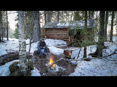 Видео: ИЗБА В ТАЙГЕ. ЧУТЬ НЕ ПОМЕР ОТ ТАКОГО УЖИНА. РЫБАЛКА.