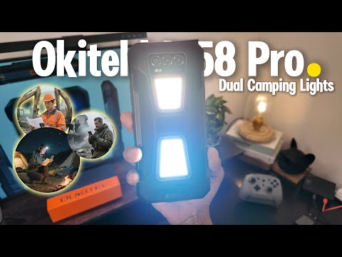 Видео: Oukitel WP58 PRO — лёгкий и прочный зверь с двумя фонарями для кемпинга и другими функциями