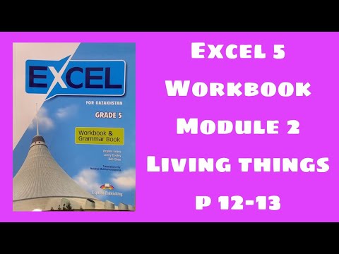 Видео: Excel 5 workbook p 12-13 / Эксел 5 сынып уоркбук 12-13 бет
