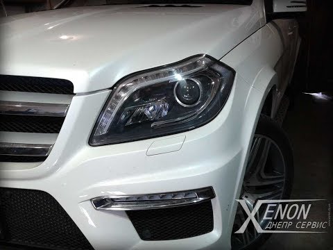 Видео: Реставрация фар на Mercedes Benz GL500 X166 Intelligent Light System ILS адаптив