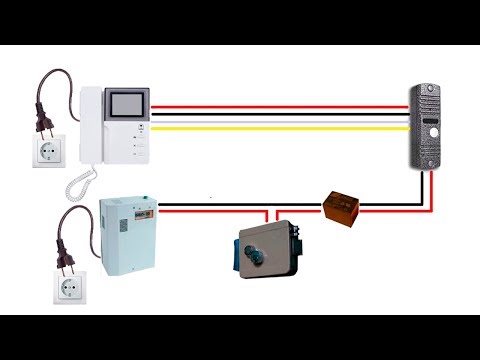 Видео: Подключение электромеханического замка