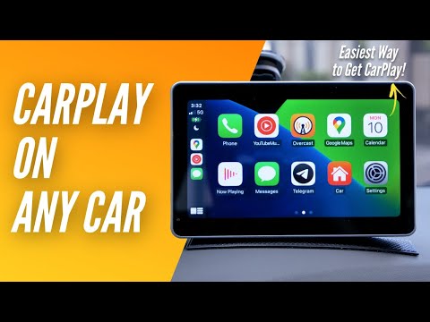 Видео: Как установить CarPlay на любой автомобиль (самостоятельная установка) — обзор беспроводного голо...