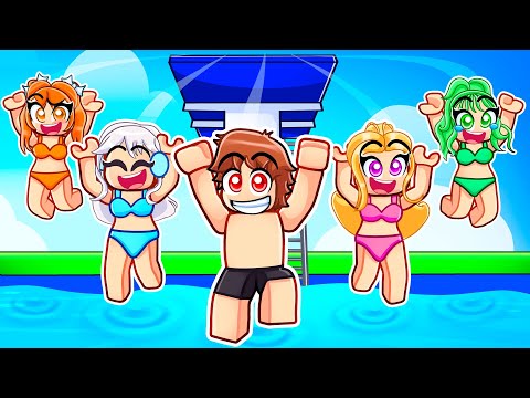 Видео: Потрать 783 303 599 долларов в Roblox Splash и прыгай в Roblox с МОИМИ БЕЗУМНЫМИ ФАНАТКАМИ...