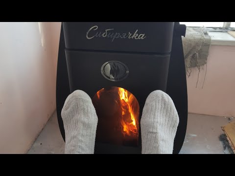 Видео: Печь в садовый домик